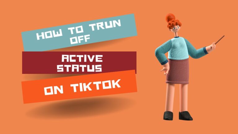  How to turn off active status on tiktok?