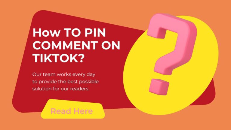 How to pin comments on tiktok?