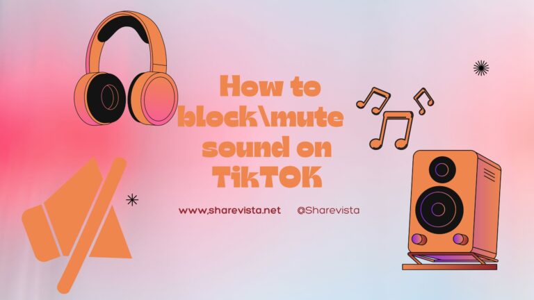 How to block\mute a sound on tiktok?