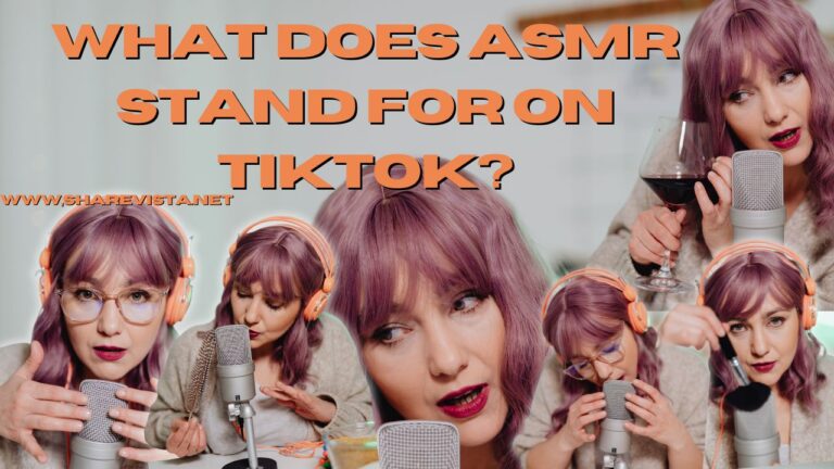 What does asmr stand for on tiktok?