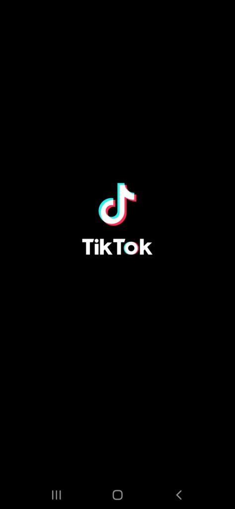 open the tiktok