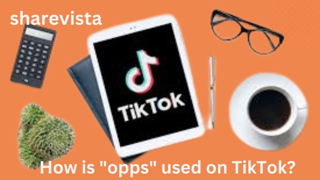 How is "opps" used on TikTok